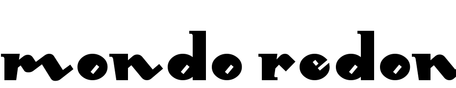 Mondo Redondo Font Download Free