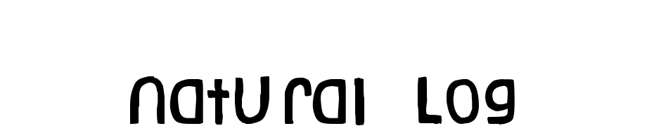 Natural Log Font Download Free