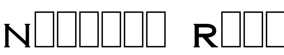 Nirvana Roman Font Download Free