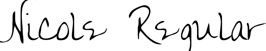Nicole Regular Font Download Free