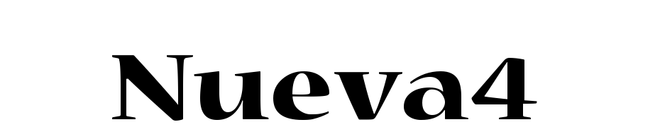 Nueva4 Scarica Caratteri Gratis