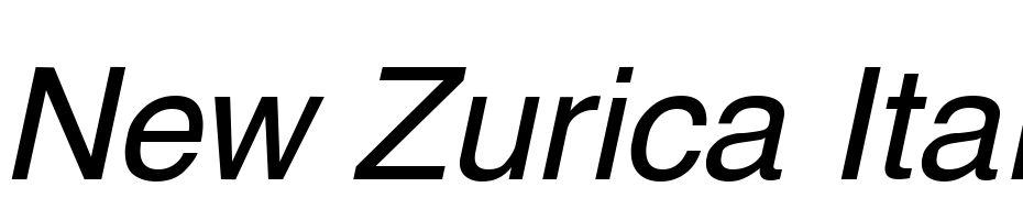 New Zurica Italic Font Download Free