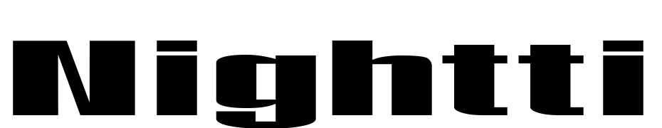 Nighttim Font Download Free