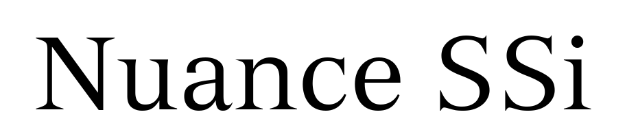 Nuance SSi Polices Telecharger