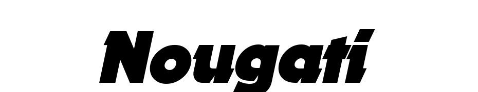 Nougat Italic Font Download Free