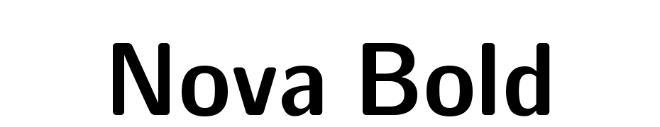 Nova Bold cкачати шрифт безкоштовно