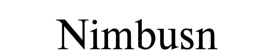 Nimbus Rom DGR Font Download Free
