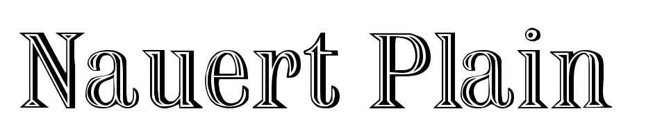 Nauert Plain Scarica Caratteri Gratis