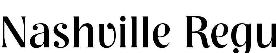 Nashville Regular Font Download Free