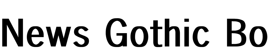 News Gothic Bold Font Download Free