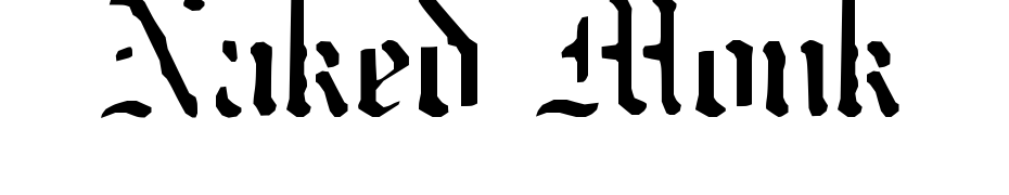 Naked Monk Font Download Free