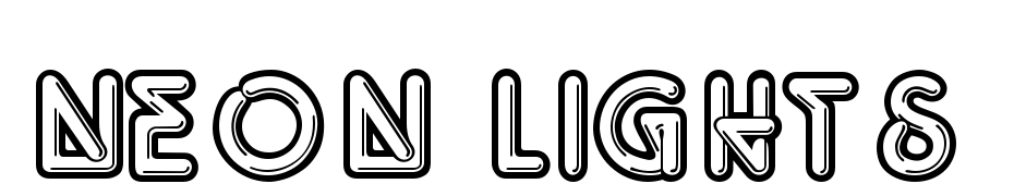 Neon Lights Font Download Free