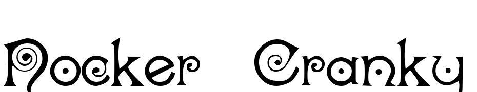 Nocker  Cranky Font Download Free