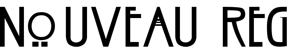 Nouveau Regular Font Download Free