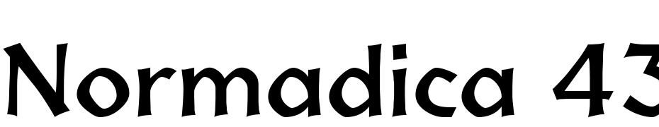 Normadica 43 DB Font Download Free