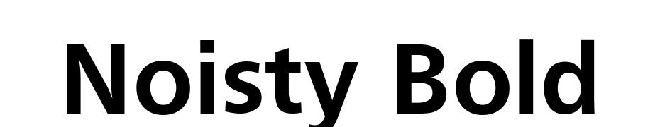 Noisty Bold Font Download Free