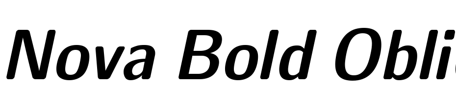 Nova Bold Oblique Font Download Free
