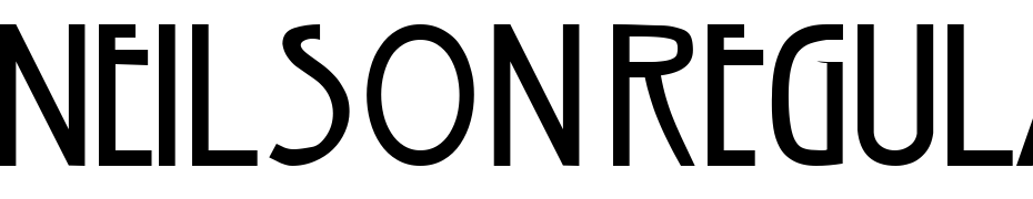 NEILSON Regular Font Download Free