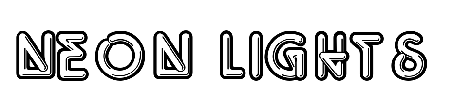 Neon Lights Font Download Free