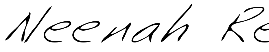 Neenah Regular Font Download Free