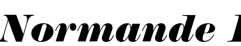 Normande Italic BT Font Download Free