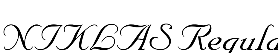 NIKLAS Regular Font Download Free