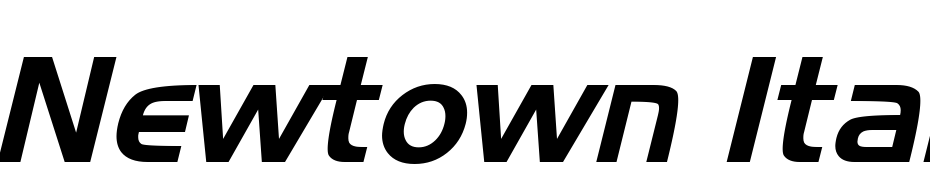 Newtown Italic Font Download Free