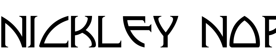 Nickley Normal A Font Download Free