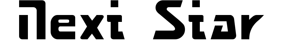 Next Star Font Download Free