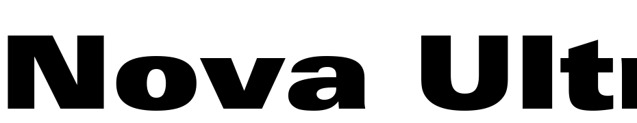 Nova Ultra Expanded SSi Extra Black Expanded Font Download Free
