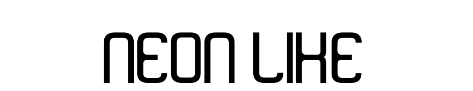 Neon Like Font Download Free