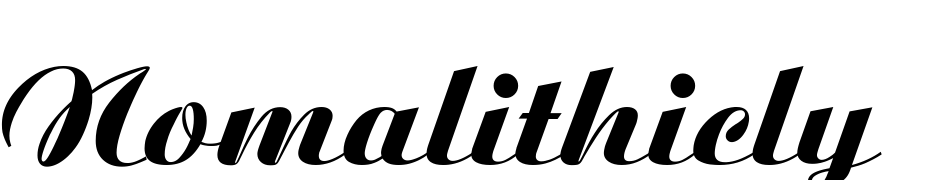 Nomalithicly  Normal Font Download Free