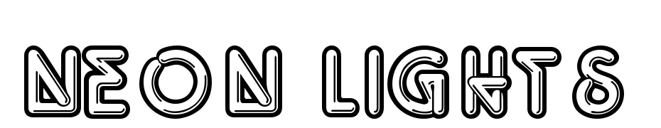Neon Lights Font Download Free