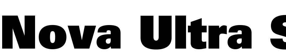 Nova Ultra SSi Extra Black Font Download Free