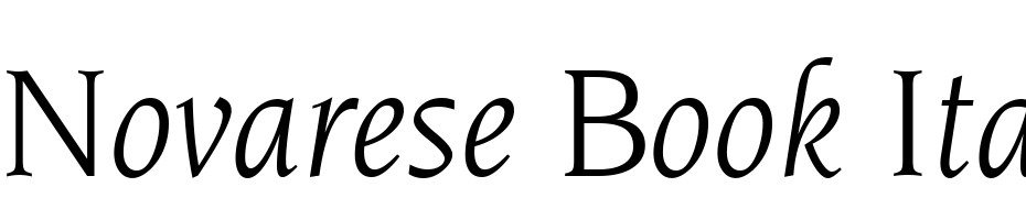 Novarese Book Italic BT cкачати шрифт безкоштовно
