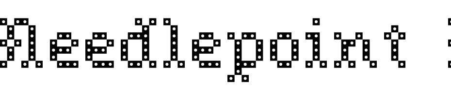 Needlepoint Regular Font Download Free