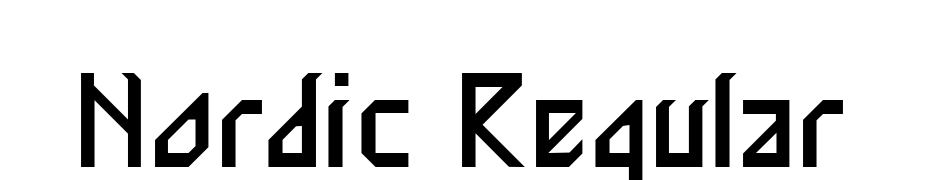 Nordic Regular Font Download Free