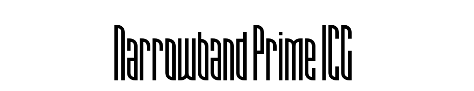 Narrowband Prime ICG Font Download Free