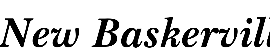 New Baskerville Bold Italic BT Font Download Free