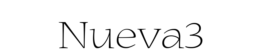 Nueva3 Scarica Caratteri Gratis