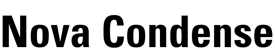 Nova Condensed SSi Bold Condensed Font Download Free