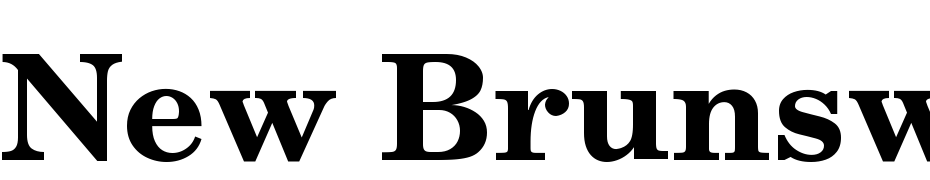 New Brunswick Bold Font Download Free