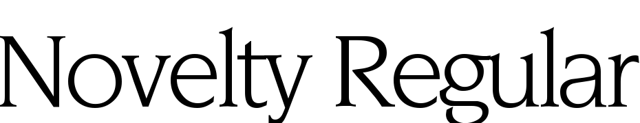 Novelty Regular DB Font Download Free
