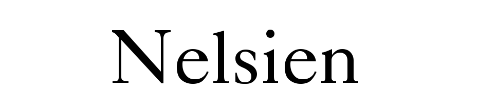 Nelsie Normal Font Download Free