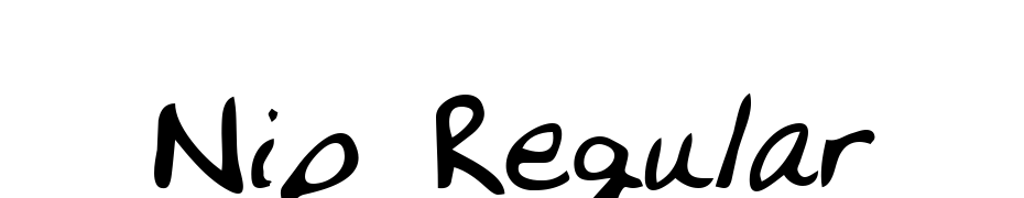 Nip Regular Font Download Free