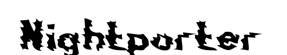 Nightporter Font Download Free
