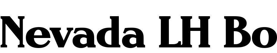 Nevada LH Bold Fuente Descargar Gratis