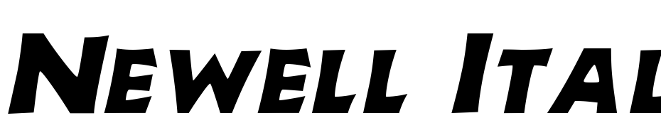 Newell Italic Font Download Free