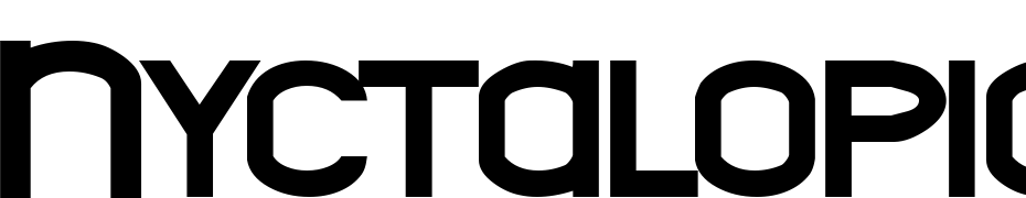 Nyctalopia Font Download Free