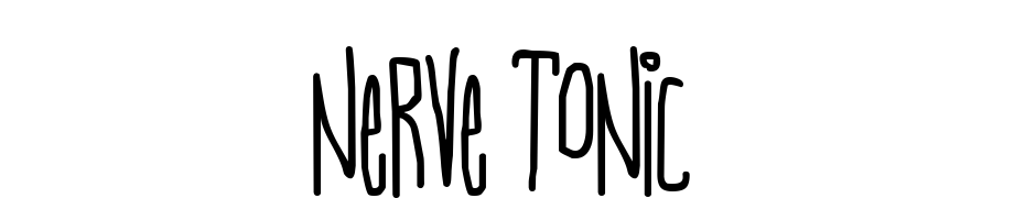 Nerve Tonic Font Download Free